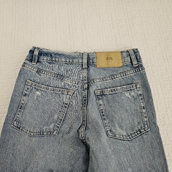 Zara Girls Denim Ripped Jeans - Picture 11 of 14